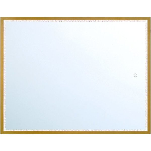 Eurofase Cerissa Modern LED Mirror, 1-Light, Rectangle, Dimmable, Gold 44281-021
